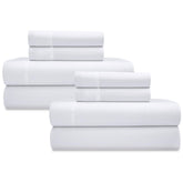 California Design Den front packaging showing two-pack sheets and sustainable benefit