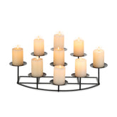 Candeldo front view showing matte black silhouette and elegant nine-height design