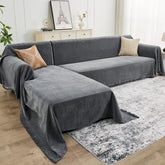 CAPALOCA front view of sectional cover renewing sofa appearance