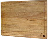 Caperci front view of large acacia cutting board showing full surface benefit