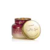 Capri Blue Glimmer front packaging showing festive jar and label, enhances decor