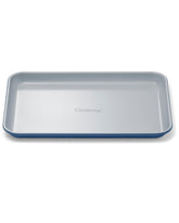 Caraway front view of 9x13 baking sheet showing compact design and quick storage benefit