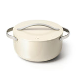 Caraway Dutch oven front view showing sleek color and shape for modern kitchens