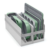 Caraway bakeware collection front view showing complete set and organized layout for simplicity