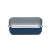 Caraway loaf pan front view showing sleek finish and easy-release benefit