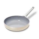 Caraway mini fry pan front view showing compact design and easy handling
