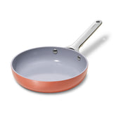 Caraway mini fry pan front view showing compact design and non-stick surface benefit