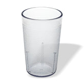 Carlisle clear tumbler front view showing classic profile and dependable look