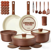 CAROTE full set front view showing all pieces and neat packaging benefits quick setup