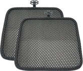 carrotez front view seat cushion showing sleek black finish and portability benefit