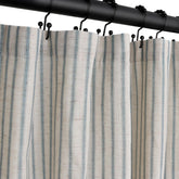 CasaTena front view showing heirloom blue farmhouse curtain benefits style