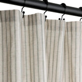 CasaTena front view showing rustic sage stripes and calming bathroom benefit