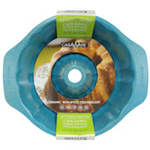 casaWare front view of fluted cake pan showing fluted shape and easy release benefit