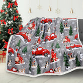 Catalonia throw front showing Christmas design and festive look, adds holiday cheer