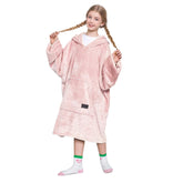 Catalonia front view of oversized hoodie blanket showing full coverage and cozy fit