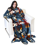 Catalonia wearable blanket front view showing full coverage and cozy fit