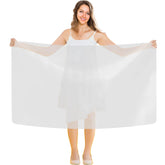 Cattolo front view of translucent large silicone mat protecting table