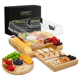 CAWIU front view with clear lid showing elegant presentation and portability