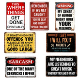 Cenacle front view of vintage metal sign showing retro design and instant wall impact