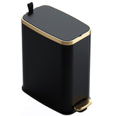 CEROELDA front view compact trash can, space-saving design benefit