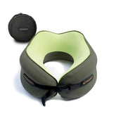 Cesperi front view of large neck pillow showing full ergonomic shape and visible support