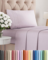 CGK Unlimited front packaging showing light lavender sheets and value