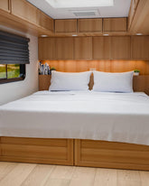 CGK Unlimited front packaging showing RV King sheet set and neat presentation