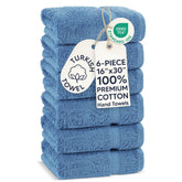 Chakir Turkish Linens front packaging showing Wedgewood towels and premium look