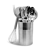 Chef Craft front view of set with holder showing organized utensils and neat storage