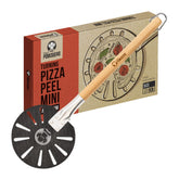 Chef Pomodoro front view of 7-inch peel showing head and handle, easy maneuvering