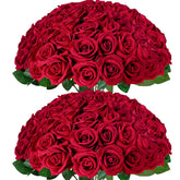 Cherica front packaging showing 50-piece rose bundle, convenient for events