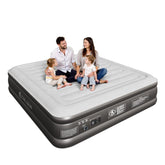 CHILLSUN king air mattress front view showing raised comfort