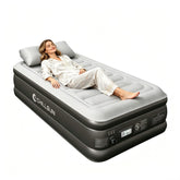 CHILLSUN front packaging showing mattress and included pump for convenience