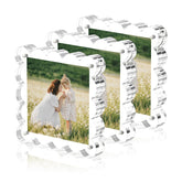 Chivalral front view scalloped frame showing clear photo protection benefit