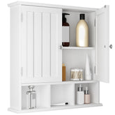 ChooChoo front view of white wall-mounted cabinet showing clean storage and neat appearance