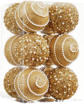 ChrisWish gold front view showing full 12-pack and hanging loops, durable and festive