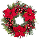 ChrisXiao wreath on front door creating welcoming curb appeal
