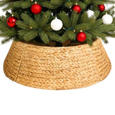 ChumDecor seagrass collar front view hides tree stand neatly