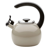 Circulon front view gray enamel kettle showing sleek finish and fast heating benefit