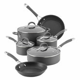 Circulon Radiance front packaging showing set contents and gray finish for easy identification