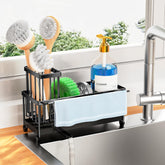 Cisily front view sink caddy showing organized storage and space savings