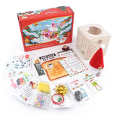 CKAYNOYI front packaging displaying 24-day elf adventure kit, easy holiday prep