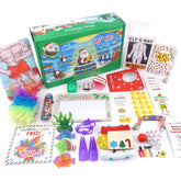 CKAYNOYI countdown box front view showing festive packaging and easy setup benefit