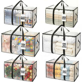 ClearSpace front view showing pack of six bags and large capacity benefit