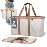 CleverMade LUXE front view showing herringbone design and refined look