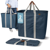CleverMade LUXE front view showing navy noir and cream colors and sturdy shape