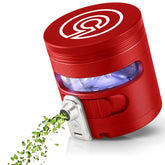 Cloudious9 front view red showing dispenser and compact profile for neat pouring