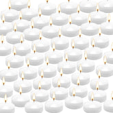 CLTNIKET front packaging showing 50 white floating candles, easy event prep