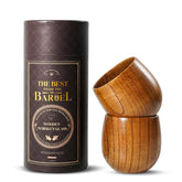 Clxfcgiv front packaging showing gift-ready wood tumblers and rustic appeal