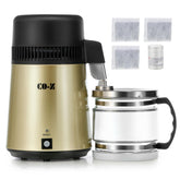 CO-Z front view of countertop distiller showing compact design and reliable purity